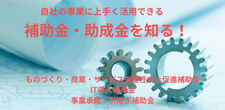 24年12月3日　ビジネスワークショップ　　　　　補助金・助成金を知る（第２回）